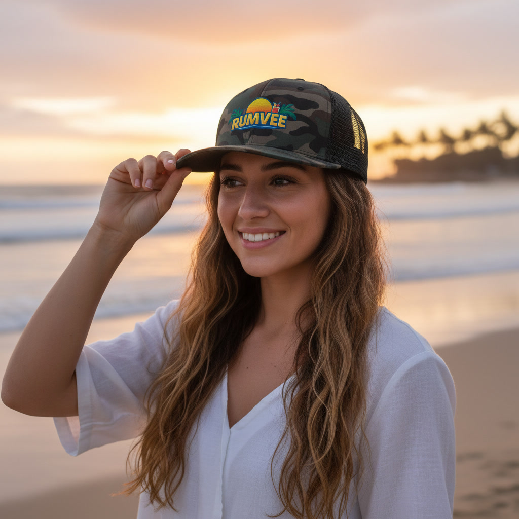 Rumvee camo tactical hat